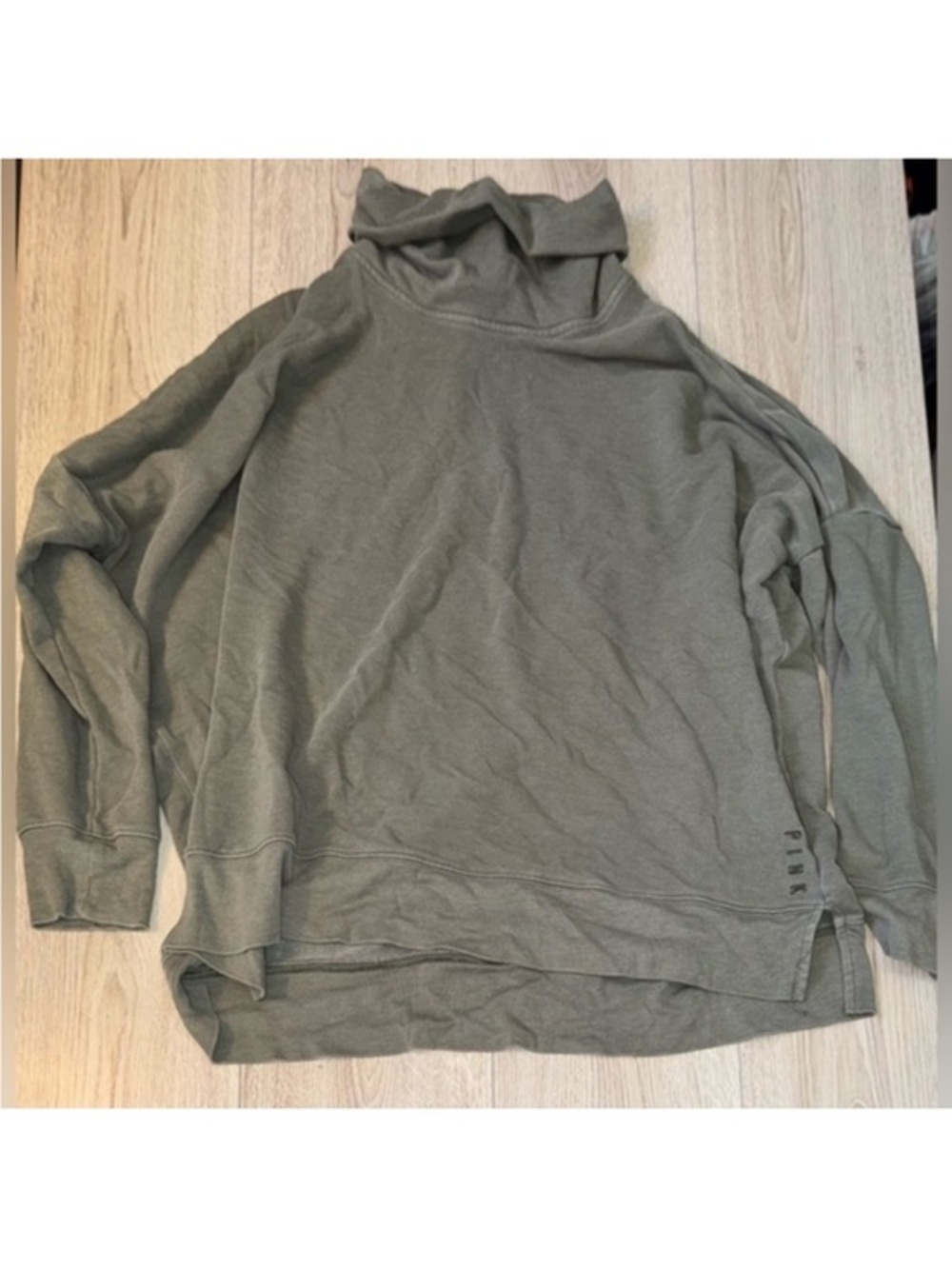 Victoria’s Secret pink green sweatshirt sweater